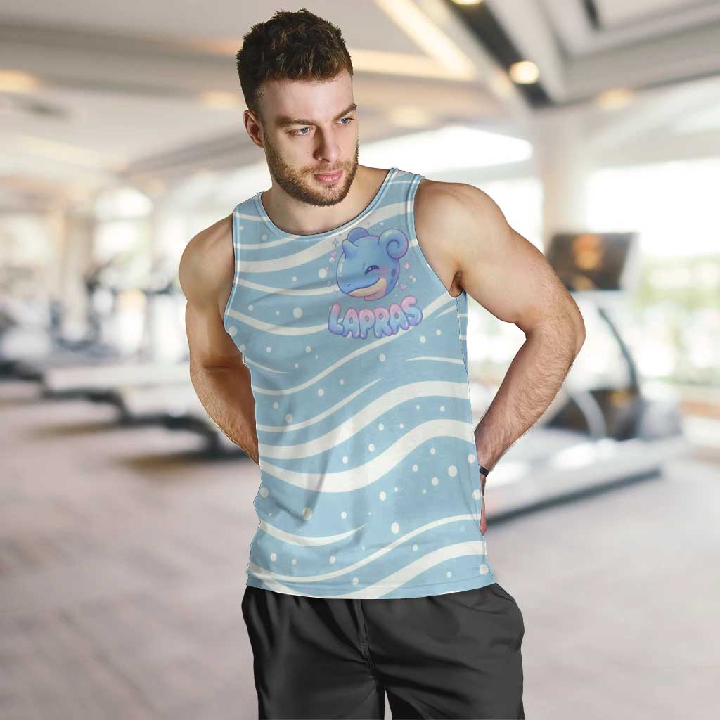 Lapras Men Tank Top Pastel Ocean Waves Kawaii Art
