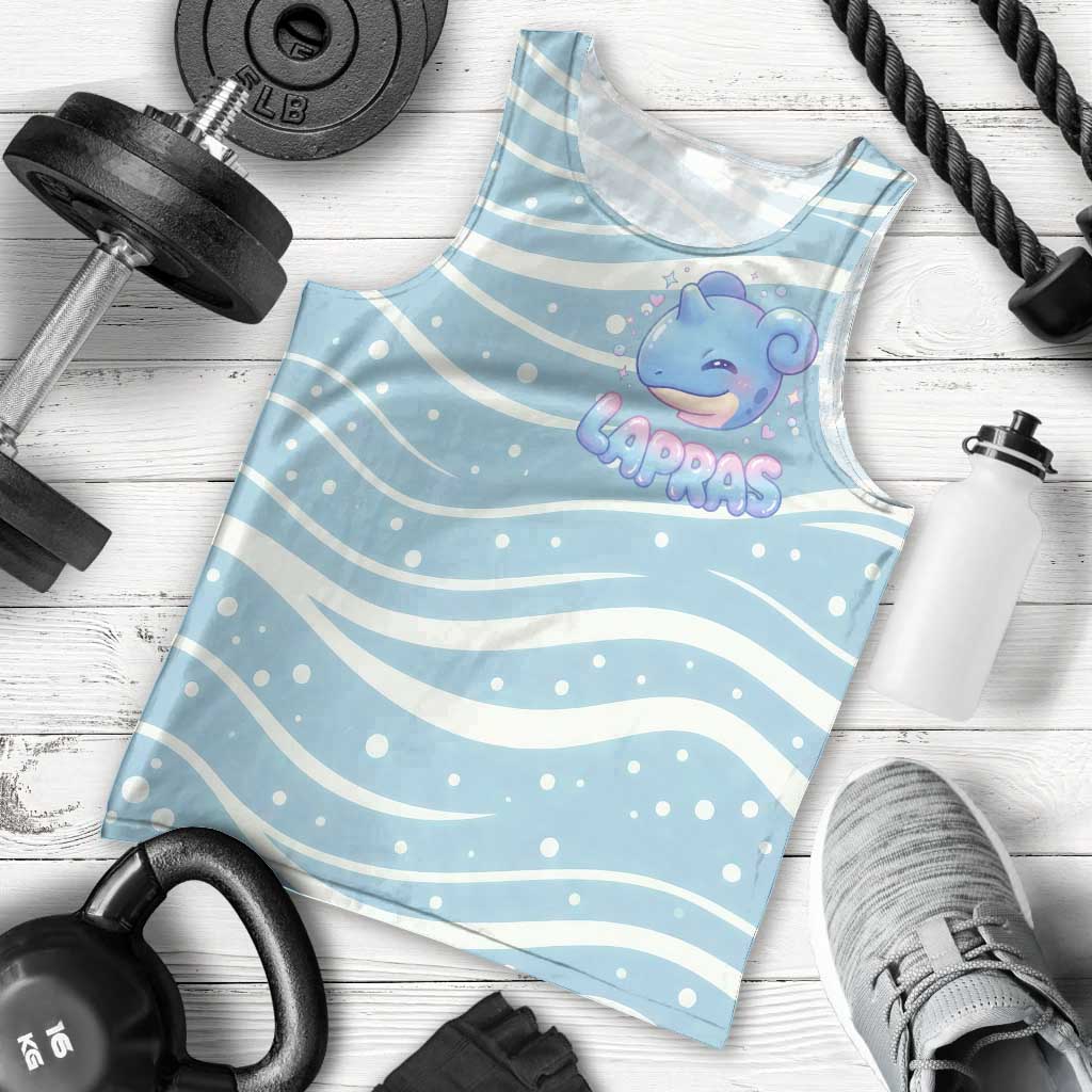 Lapras Men Tank Top Pastel Ocean Waves Kawaii Art