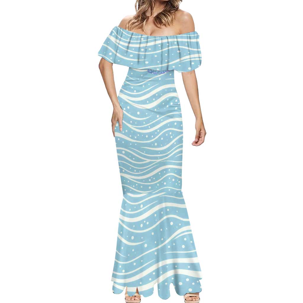 Lapras Mermaid Dress Pastel Ocean Waves Kawaii Art