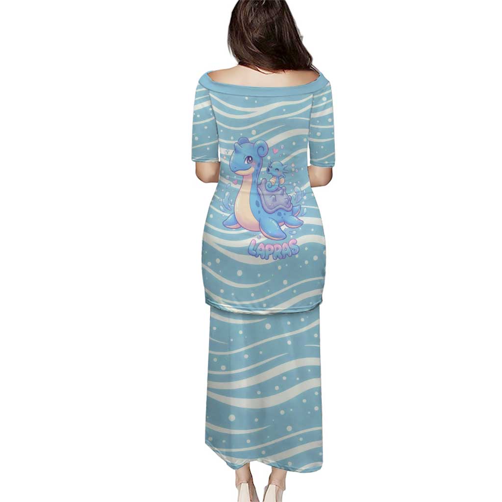 Lapras Puletasi Pastel Ocean Waves Kawaii Art