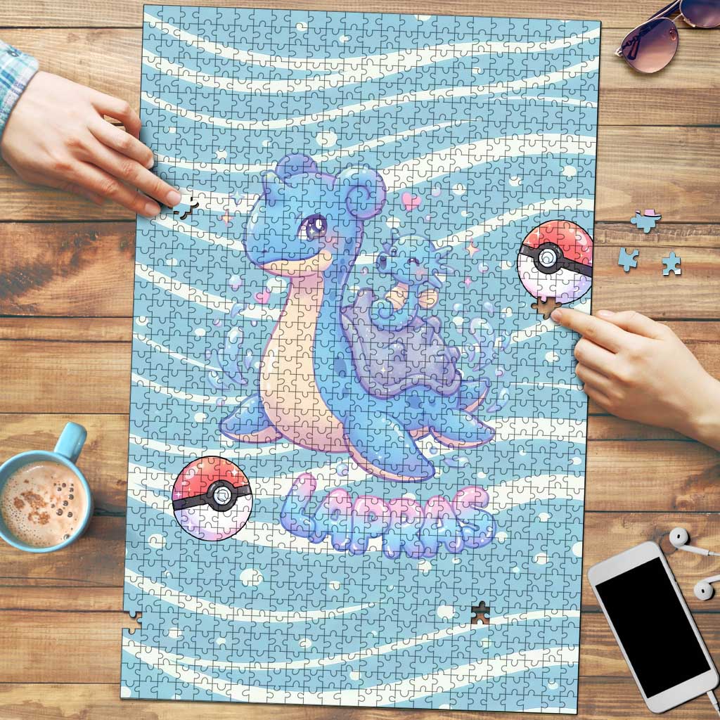 Lapras Puzzle Pastel Ocean Waves Kawaii Art