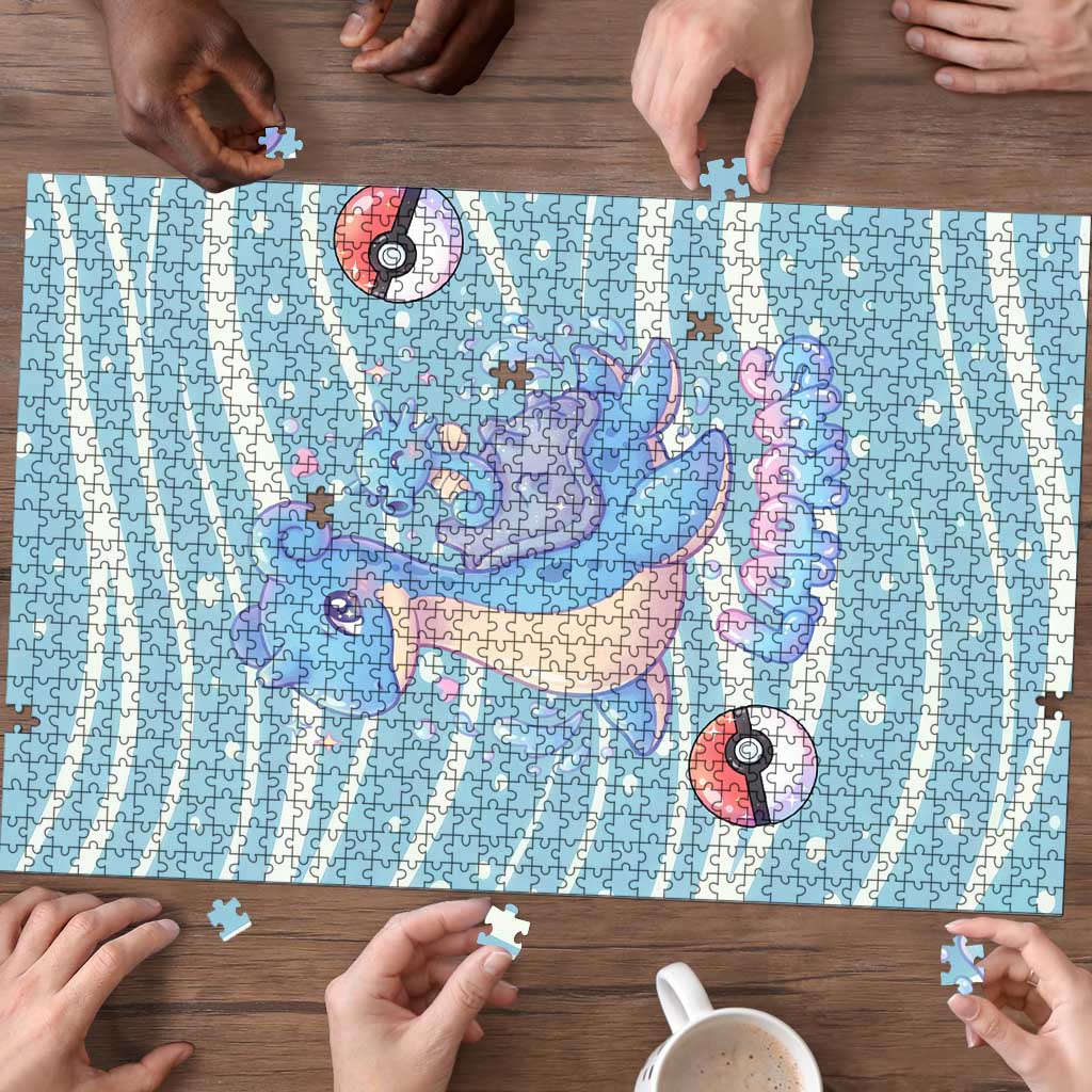 Lapras Puzzle Pastel Ocean Waves Kawaii Art