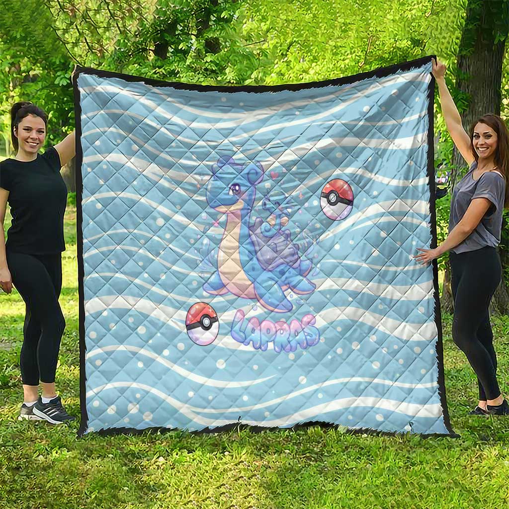 Lapras Quilt Pastel Ocean Waves Kawaii Art