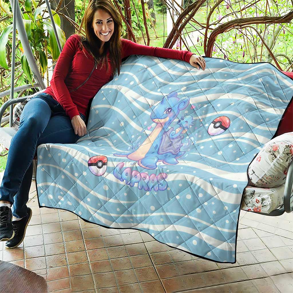 Lapras Quilt Pastel Ocean Waves Kawaii Art