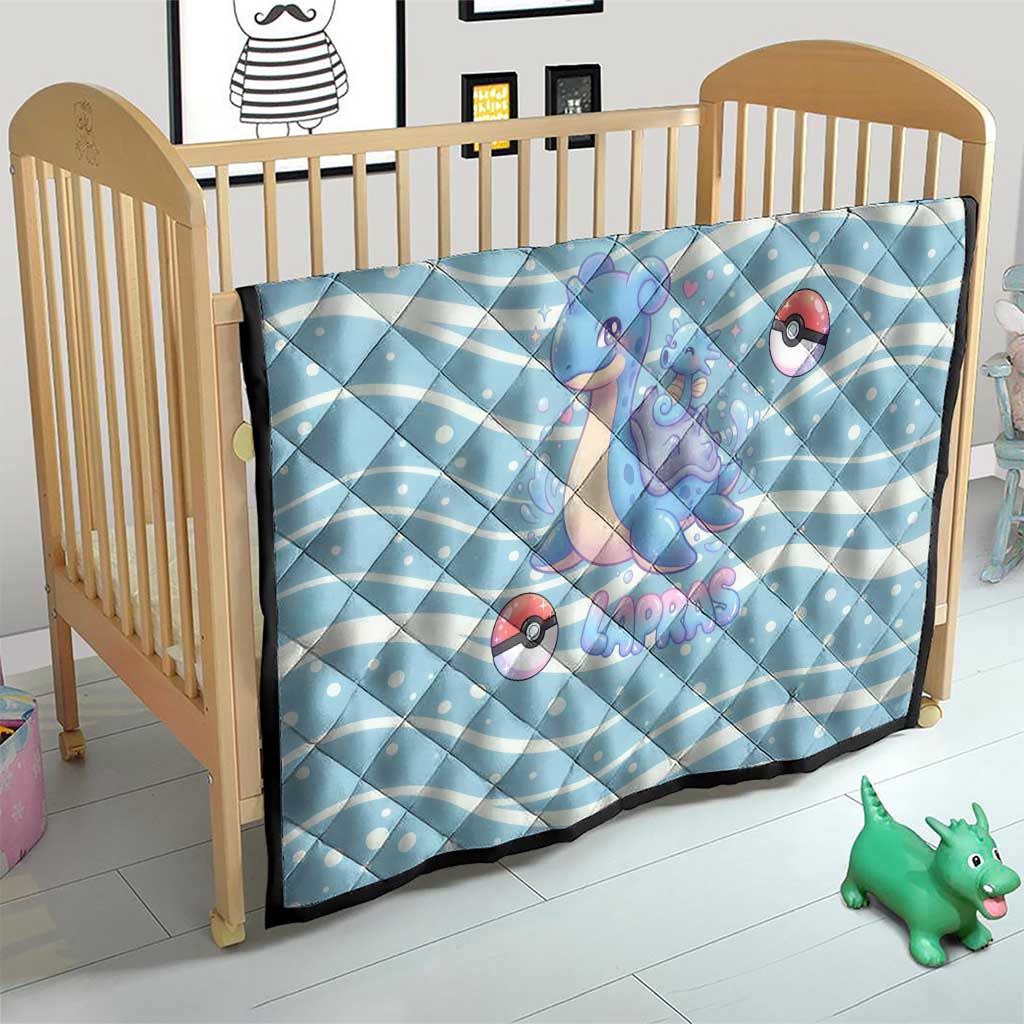 Lapras Quilt Pastel Ocean Waves Kawaii Art