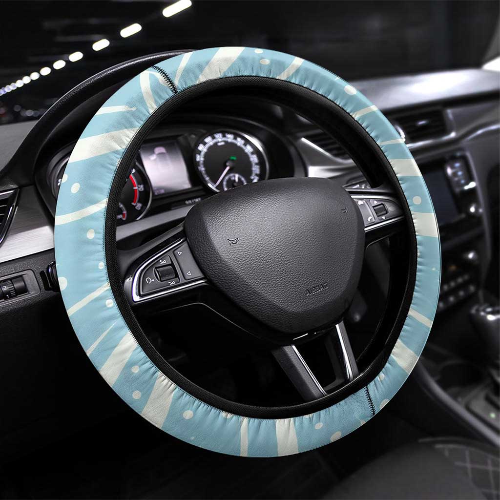 Lapras Steering Wheel Cover Pastel Ocean Waves Kawaii Art