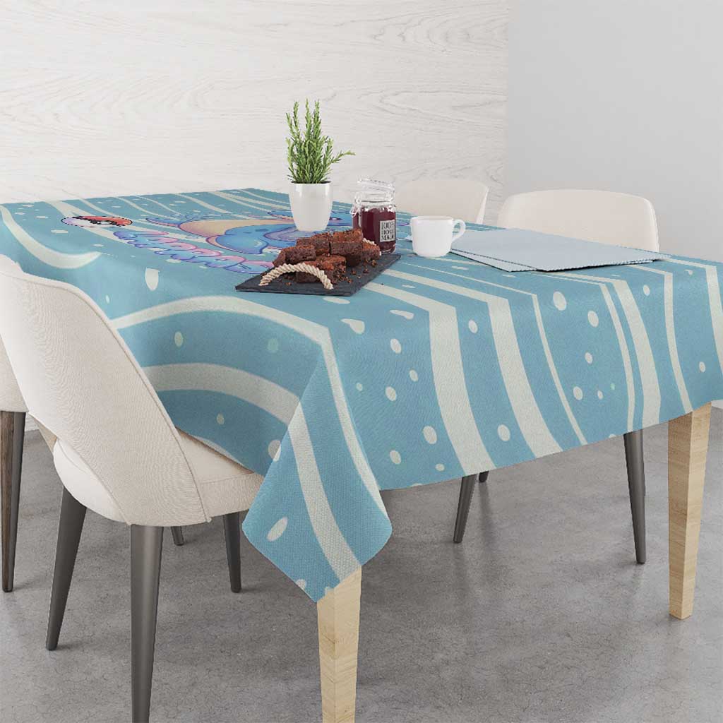 Lapras Tablecloth Pastel Ocean Waves Kawaii Art