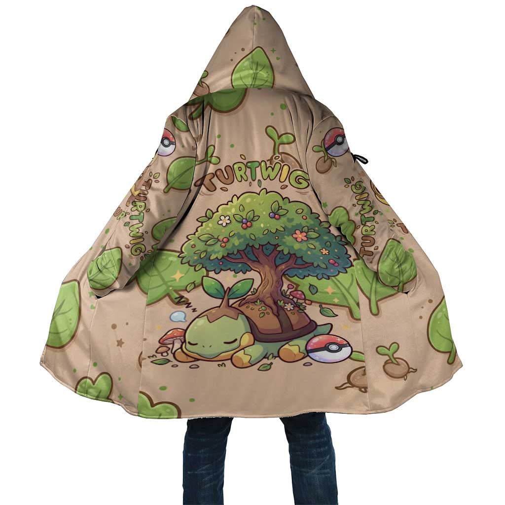 Turtwig Cloak Whimsical Forest Sprout Art