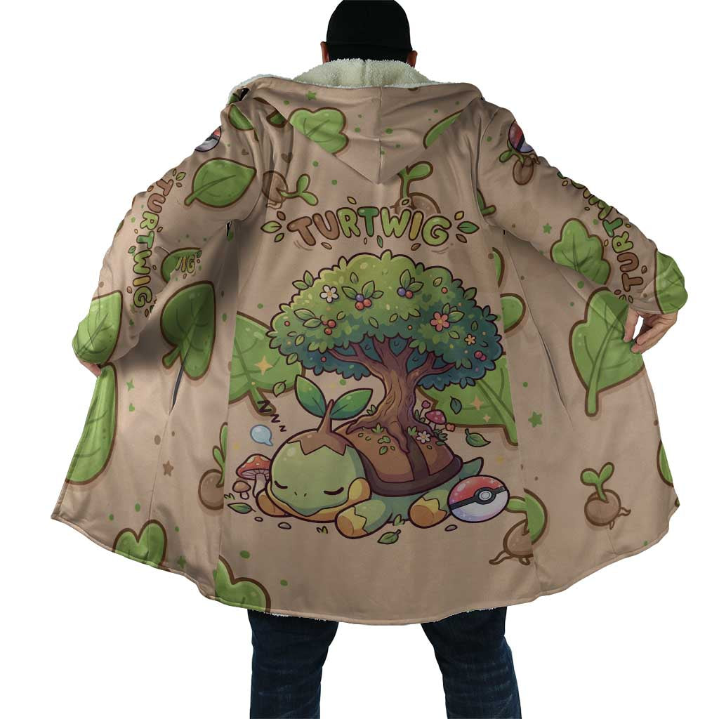 Turtwig Cloak Whimsical Forest Sprout Art