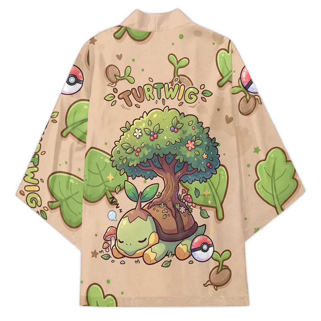 Turtwig Kimono Whimsical Forest Sprout Art