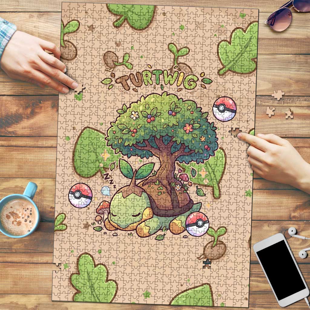 Turtwig Puzzle Whimsical Forest Sprout Art