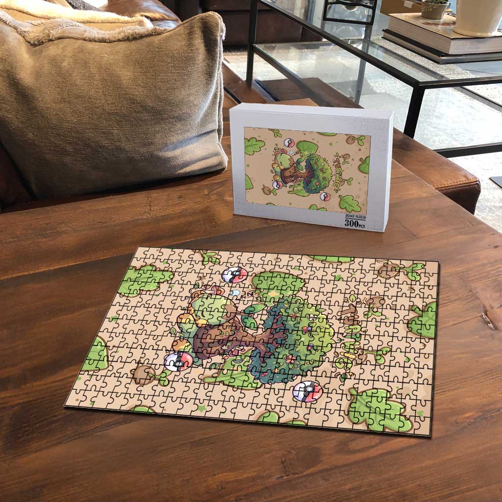 Turtwig Puzzle Whimsical Forest Sprout Art