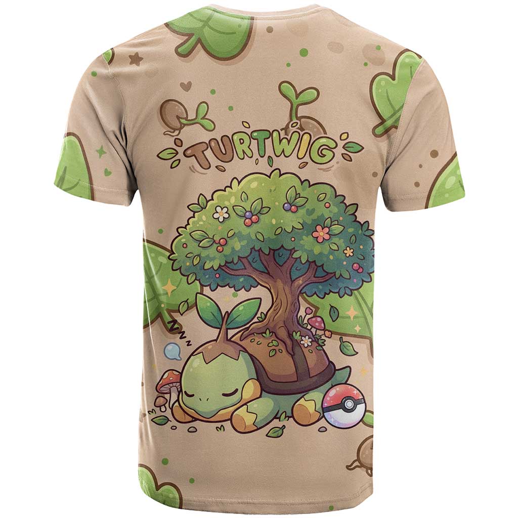Turtwig T Shirt Whimsical Forest Sprout Art
