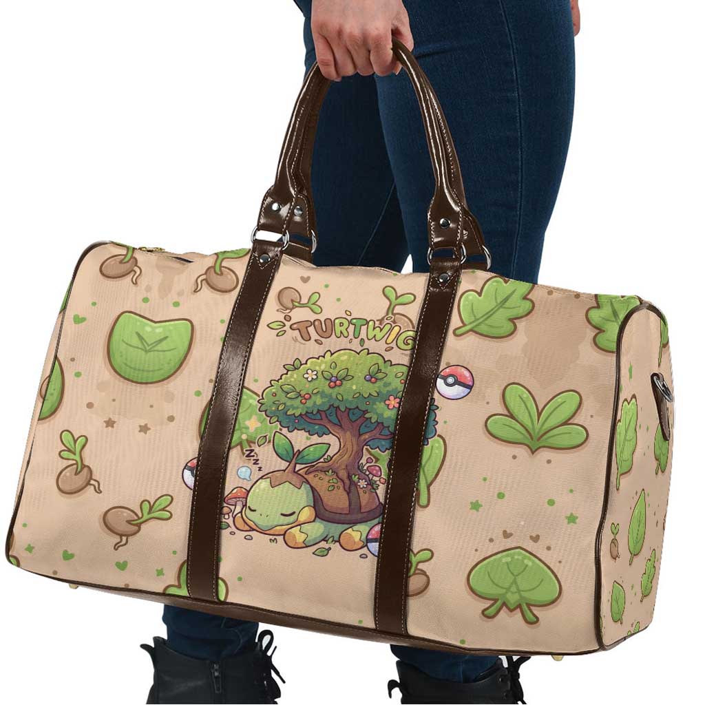 Turtwig Travel Bag Whimsical Forest Sprout Art