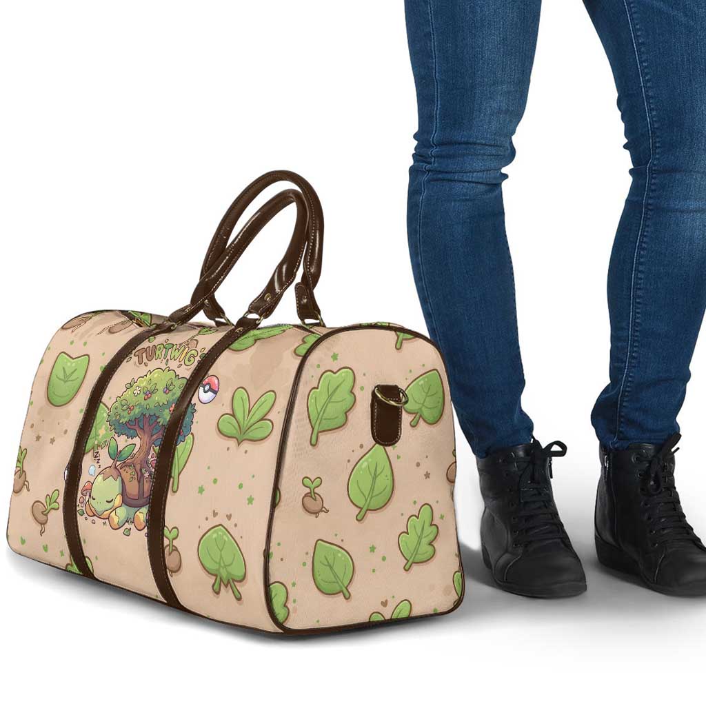 Turtwig Travel Bag Whimsical Forest Sprout Art