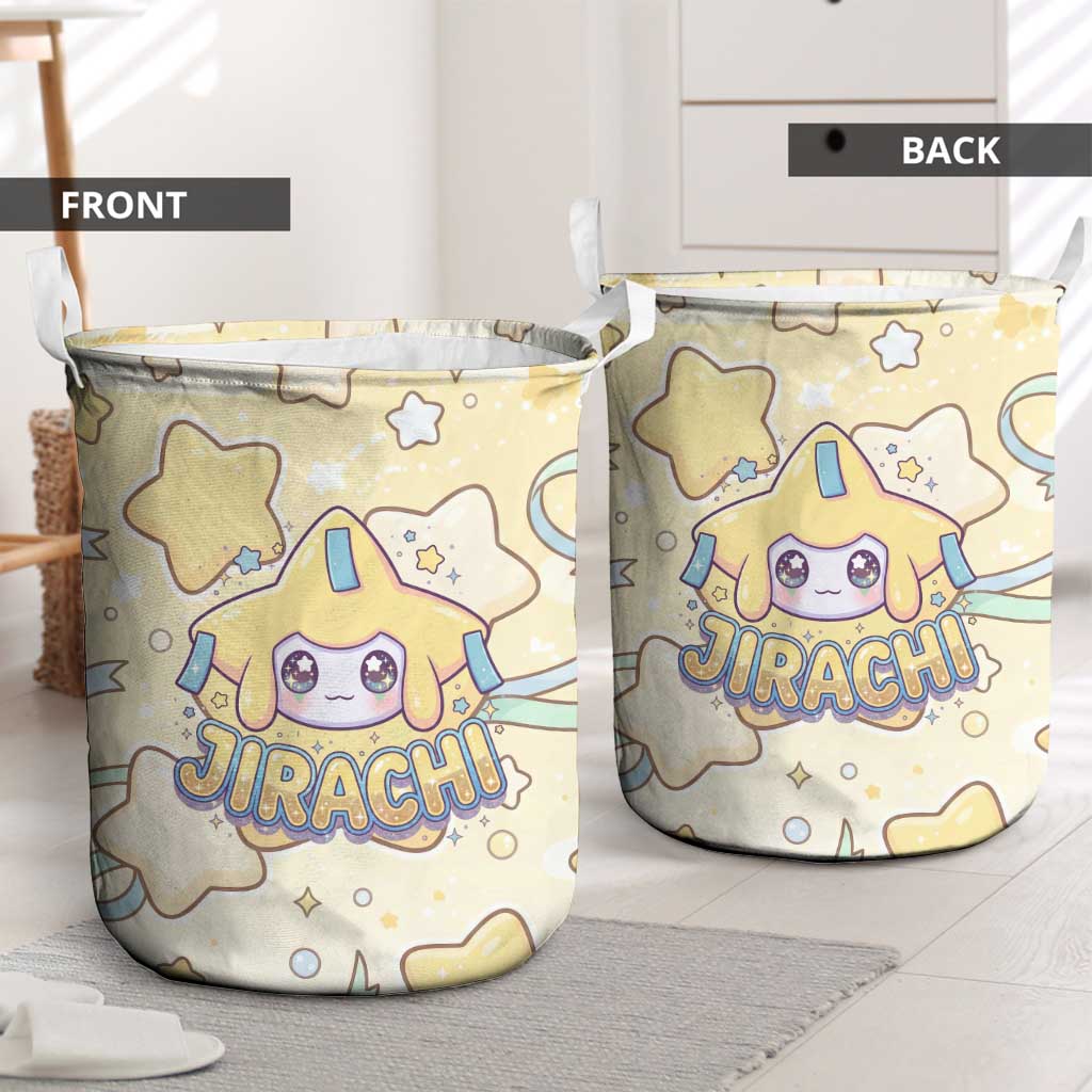 Jirachi Laundry Basket Pastel Dreamy Starwish Art
