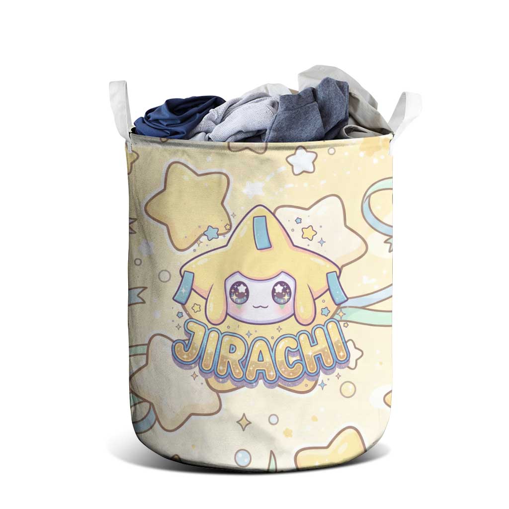 Jirachi Laundry Basket Pastel Dreamy Starwish Art
