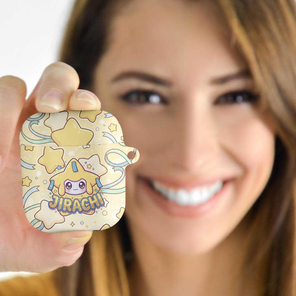 Jirachi AirPods Case Pastel Dreamy Starwish Art