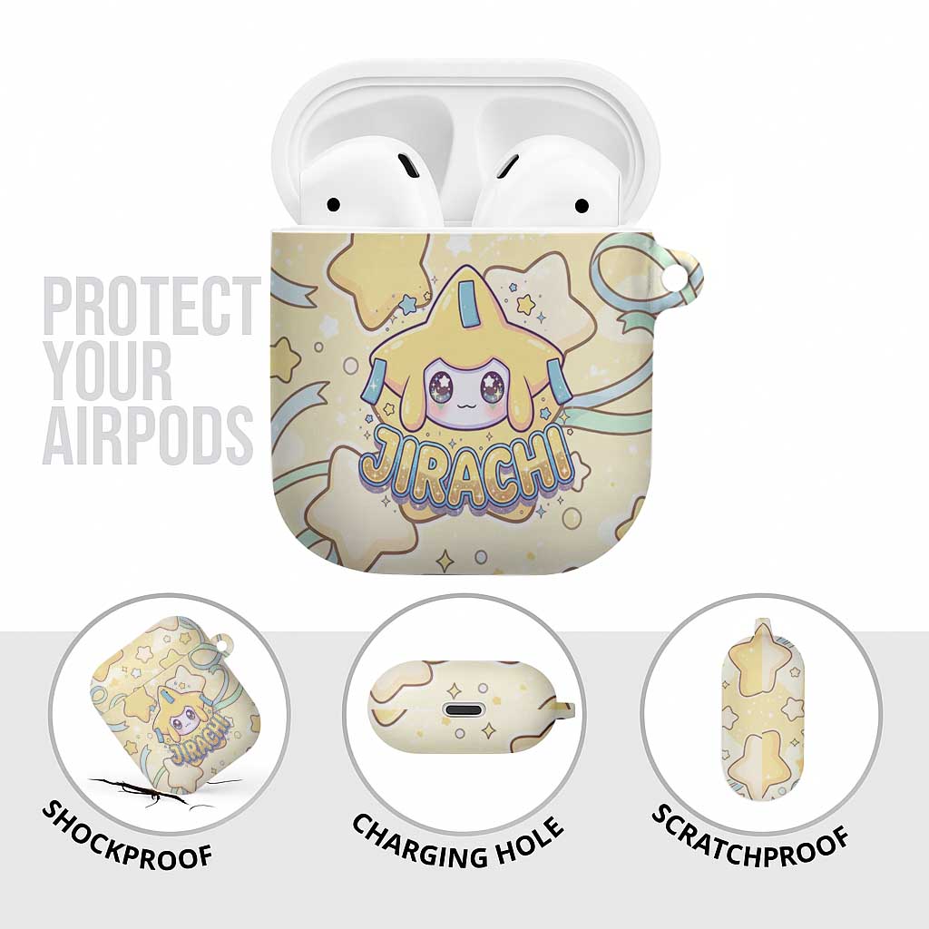 Jirachi AirPods Case Pastel Dreamy Starwish Art