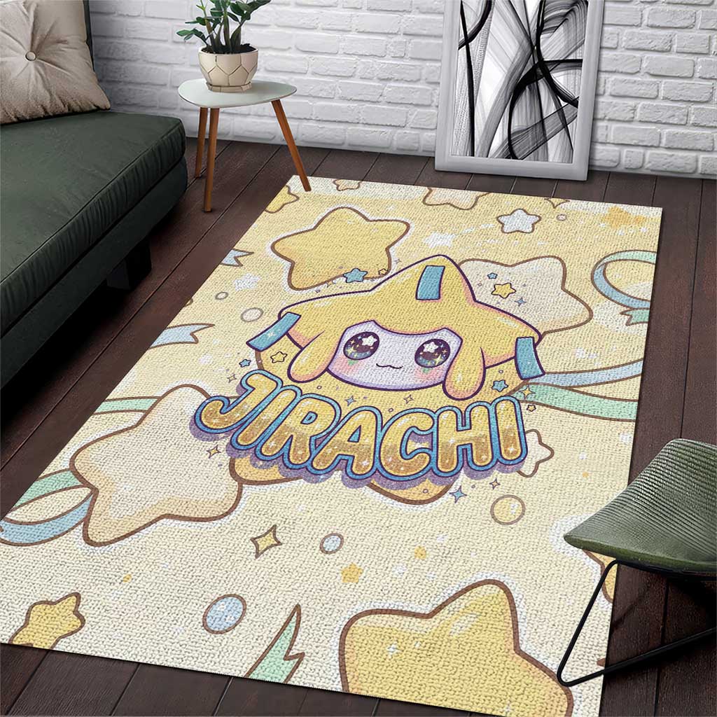 Jirachi Area Rug Pastel Dreamy Starwish Art