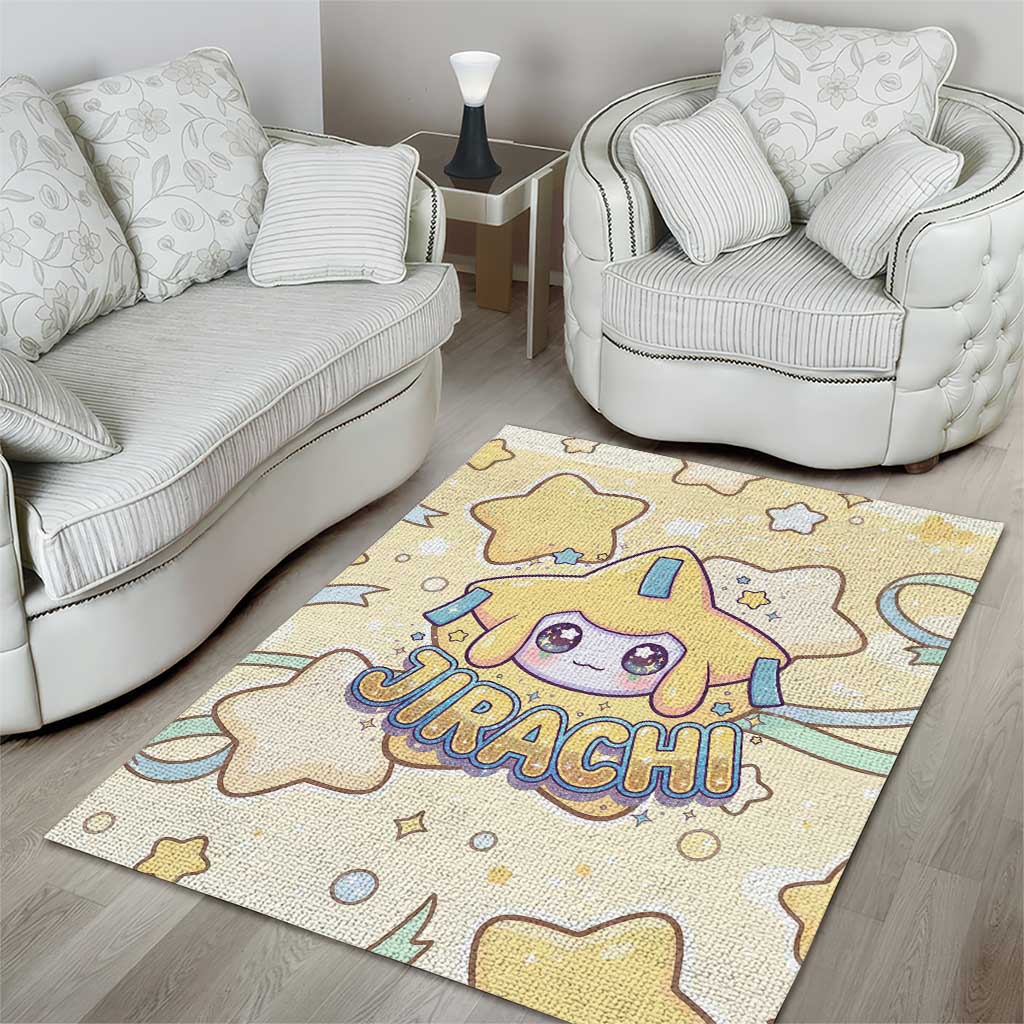 Jirachi Area Rug Pastel Dreamy Starwish Art
