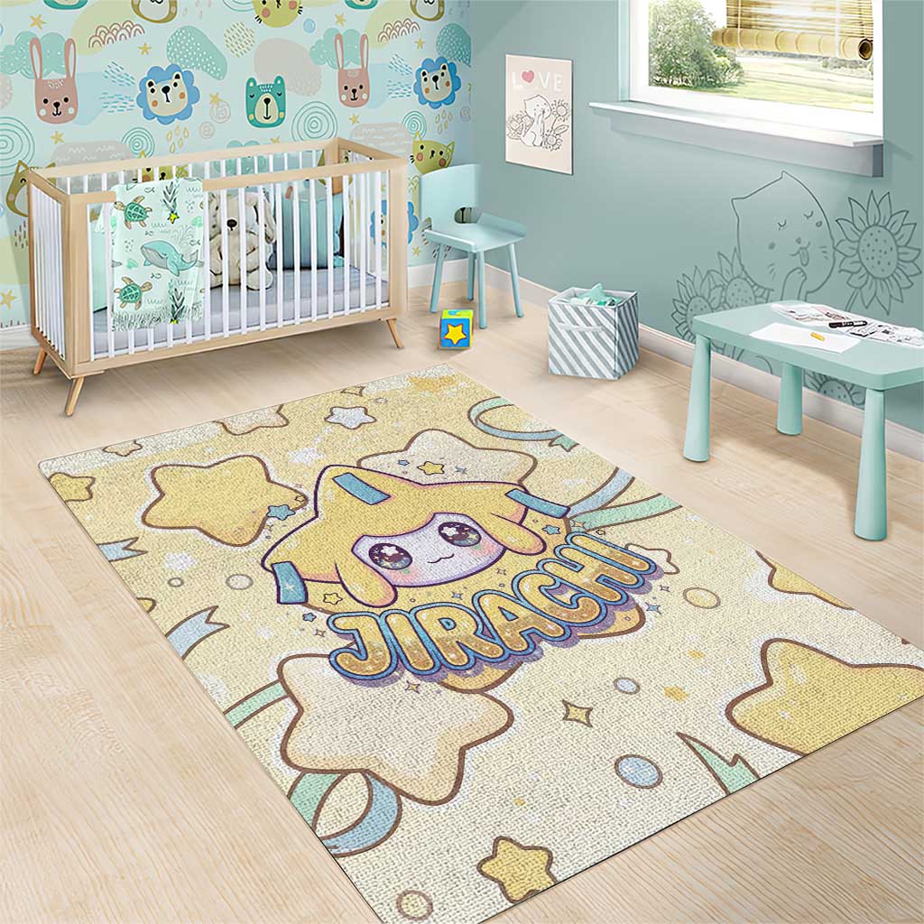 Jirachi Area Rug Pastel Dreamy Starwish Art