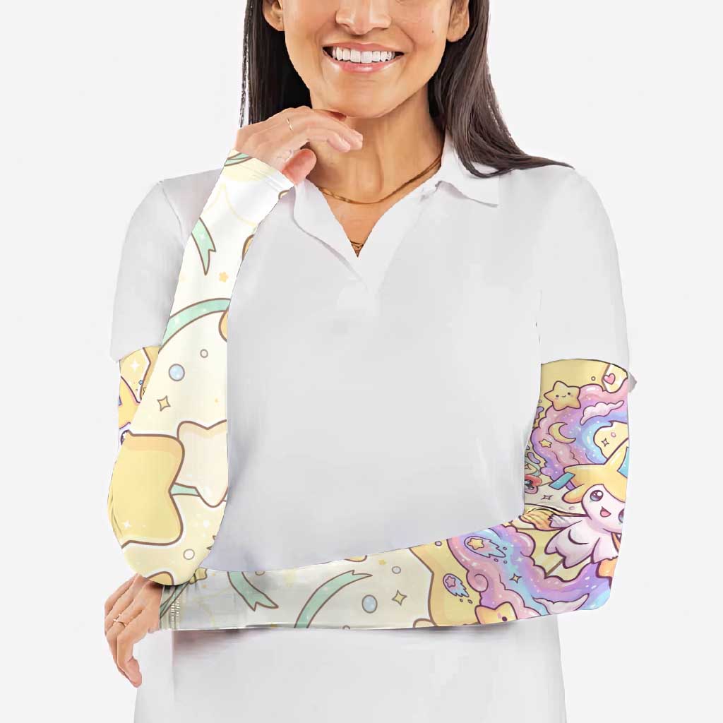 Jirachi Arm Sleeves Pastel Dreamy Starwish Art