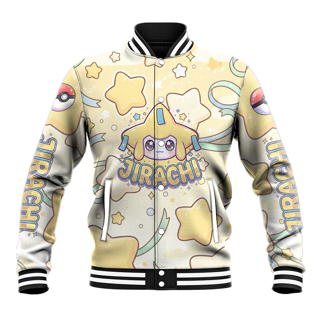 Jirachi Baseball Jacket Pastel Dreamy Starwish Art