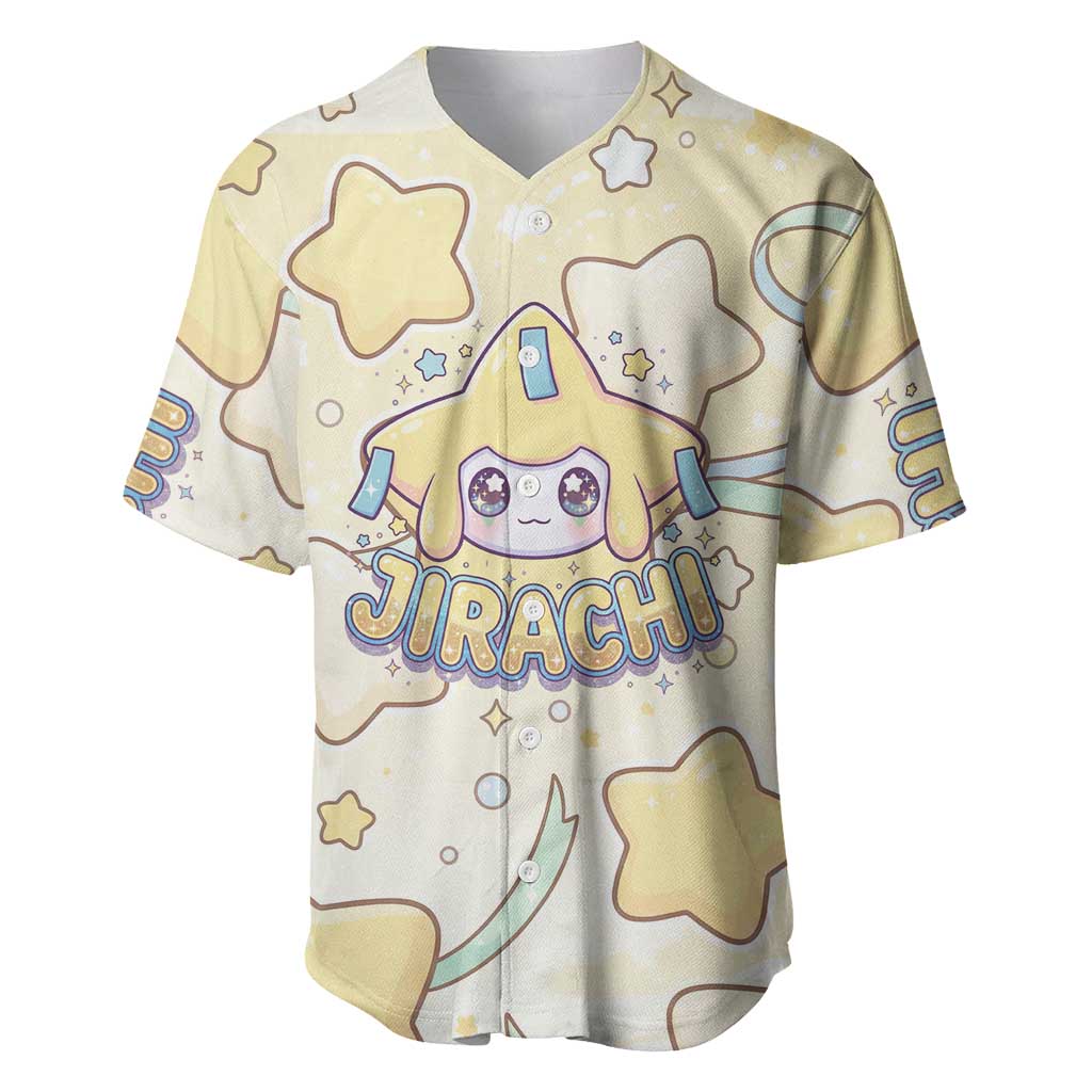 Jirachi Baseball Jersey Pastel Dreamy Starwish Art