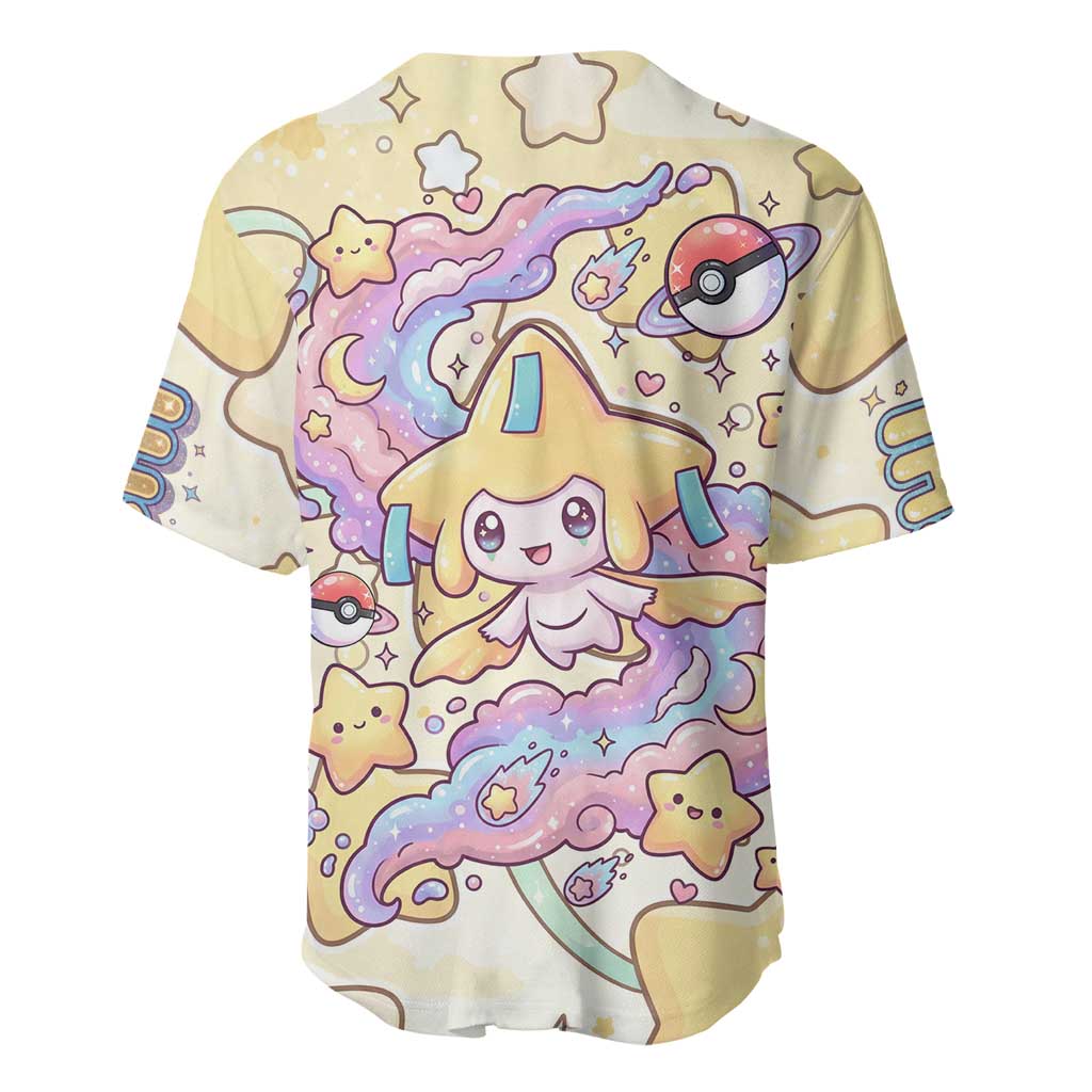 Jirachi Baseball Jersey Pastel Dreamy Starwish Art