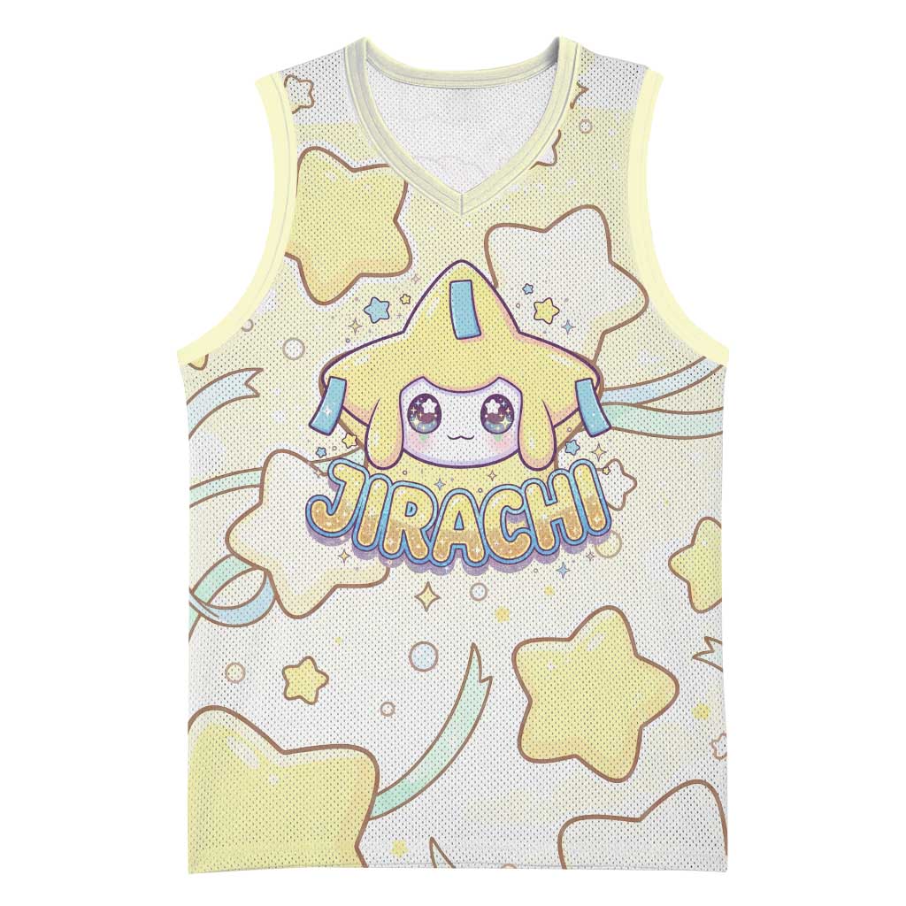 Jirachi Basketball Jersey Pastel Dreamy Starwish Art