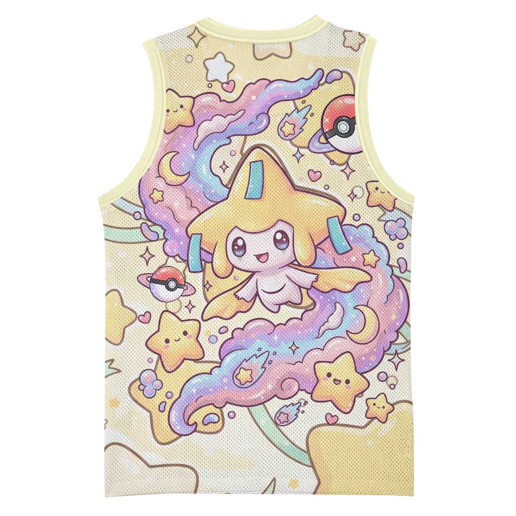 Jirachi Basketball Jersey Pastel Dreamy Starwish Art