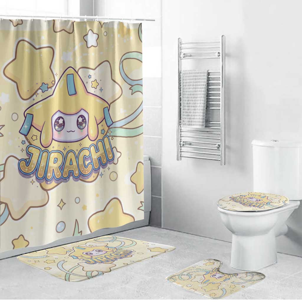 Jirachi Bathroom Set Pastel Dreamy Starwish Art