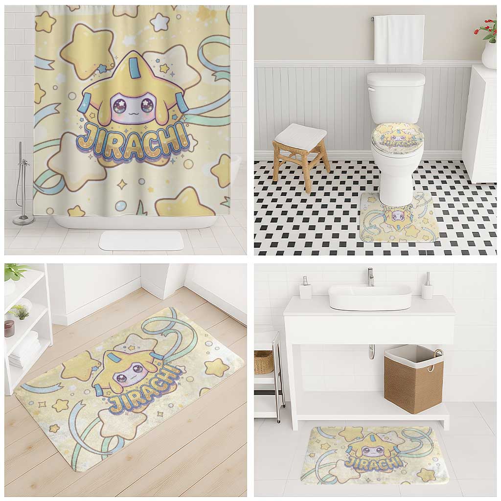 Jirachi Bathroom Set Pastel Dreamy Starwish Art
