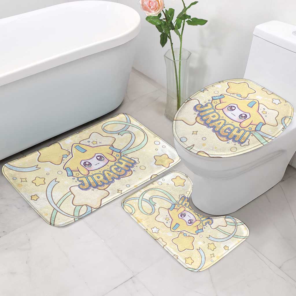 Jirachi Bathroom Set Pastel Dreamy Starwish Art