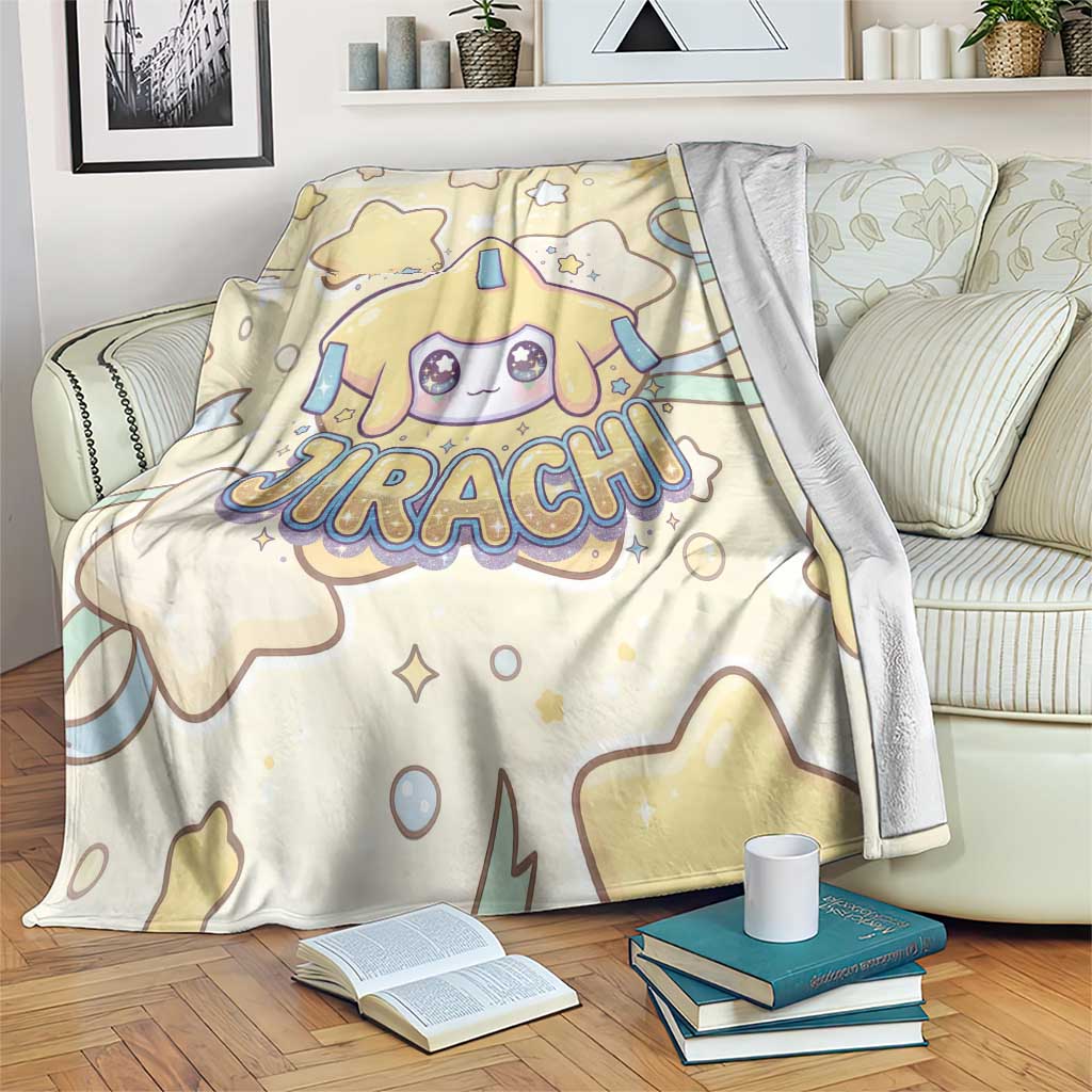 Jirachi Blanket Pastel Dreamy Starwish Art