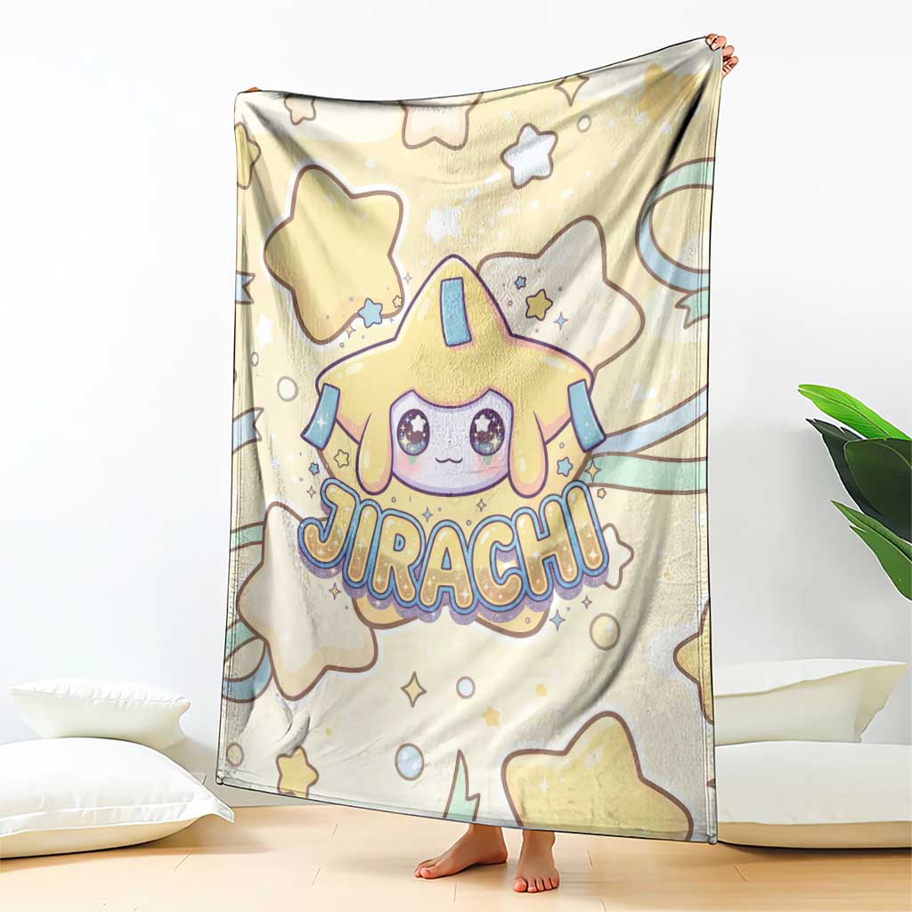 Jirachi Blanket Pastel Dreamy Starwish Art