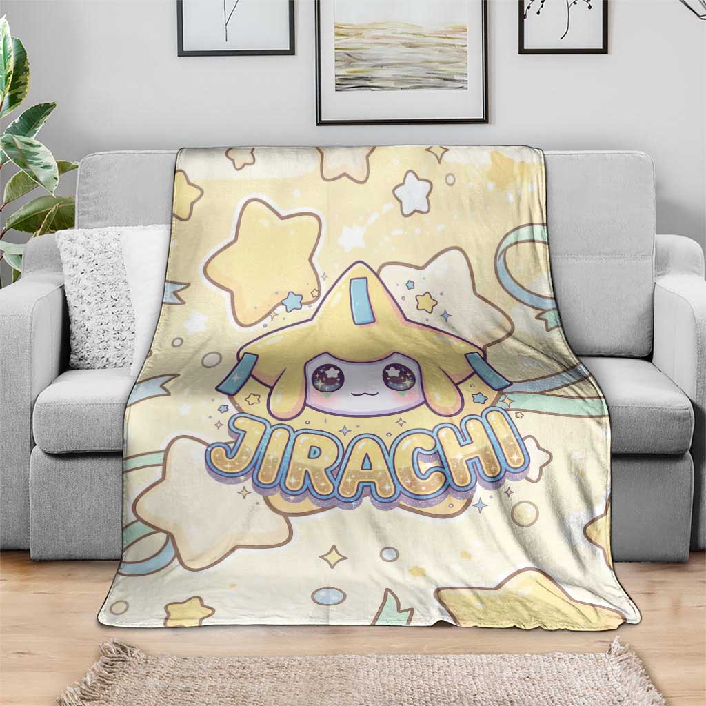 Jirachi Blanket Pastel Dreamy Starwish Art