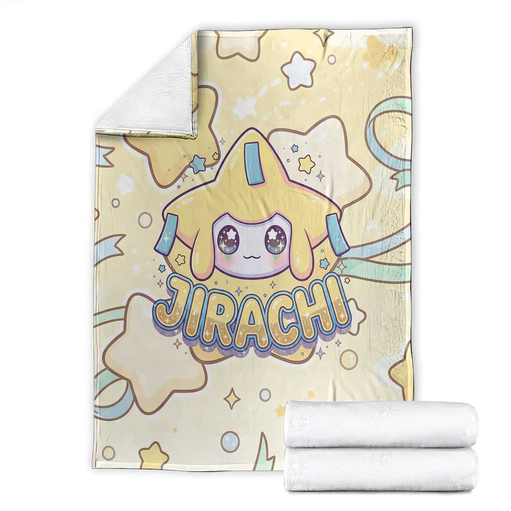 Jirachi Blanket Pastel Dreamy Starwish Art