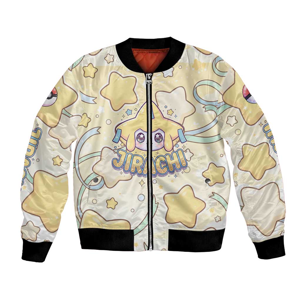 Jirachi Bomber Jacket Pastel Dreamy Starwish Art