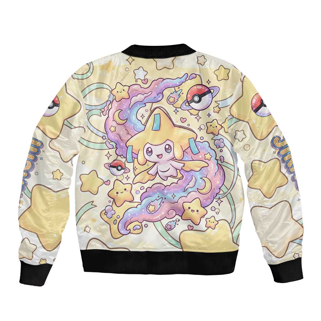 Jirachi Bomber Jacket Pastel Dreamy Starwish Art