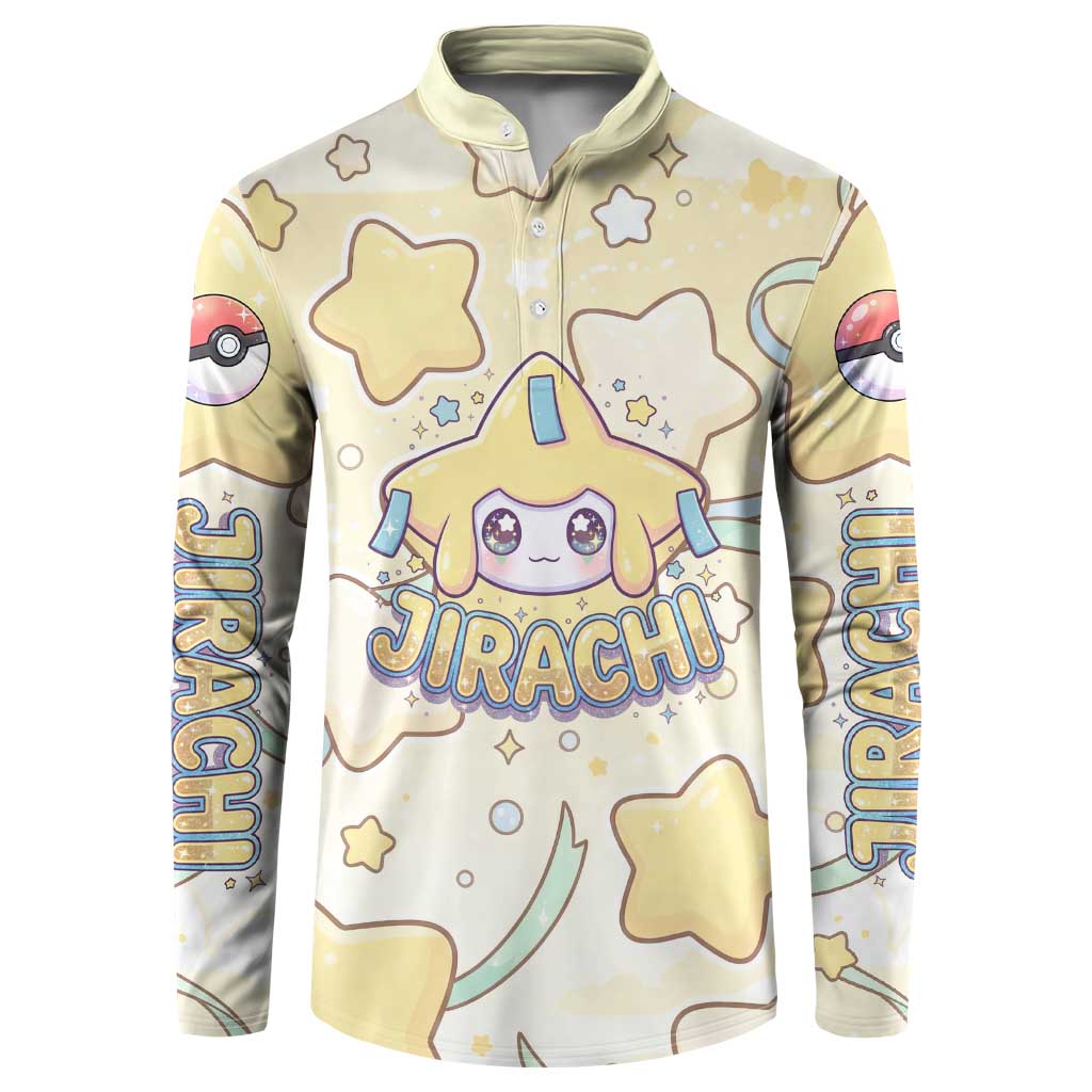 Jirachi Button Sweatshirt Pastel Dreamy Starwish Art
