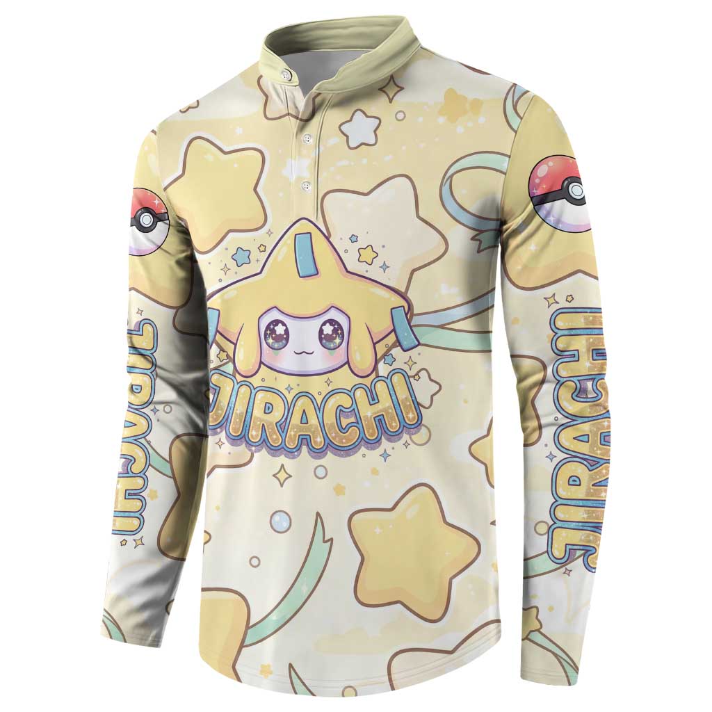 Jirachi Button Sweatshirt Pastel Dreamy Starwish Art