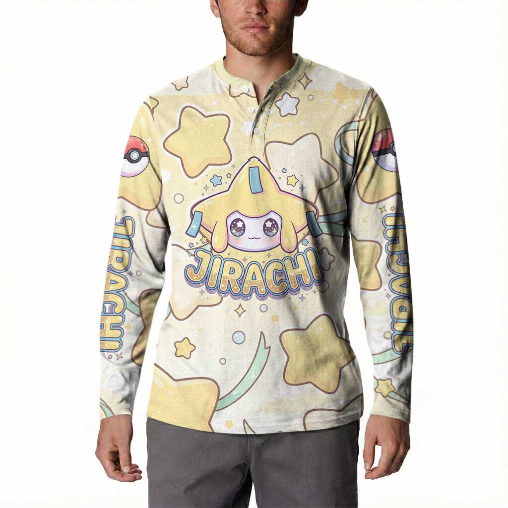 Jirachi Button Sweatshirt Pastel Dreamy Starwish Art