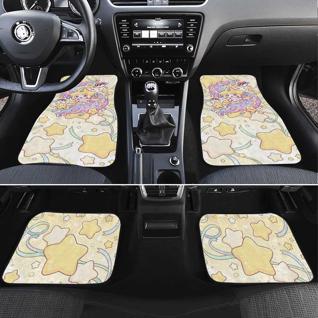 Jirachi Car Mats Pastel Dreamy Starwish Art
