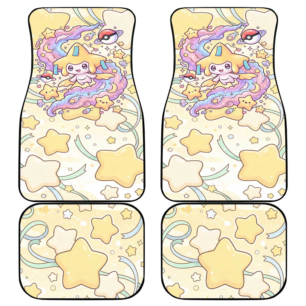Jirachi Car Mats Pastel Dreamy Starwish Art