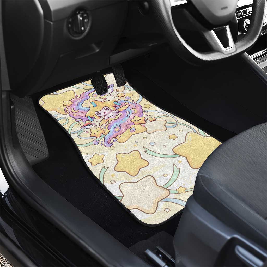 Jirachi Car Mats Pastel Dreamy Starwish Art