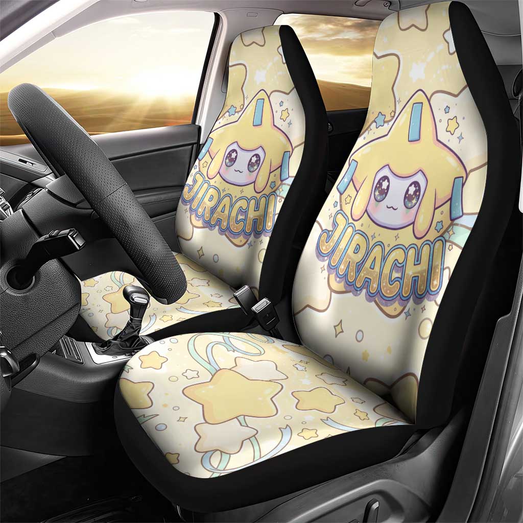 Jirachi Car Seat Cover Pastel Dreamy Starwish Art