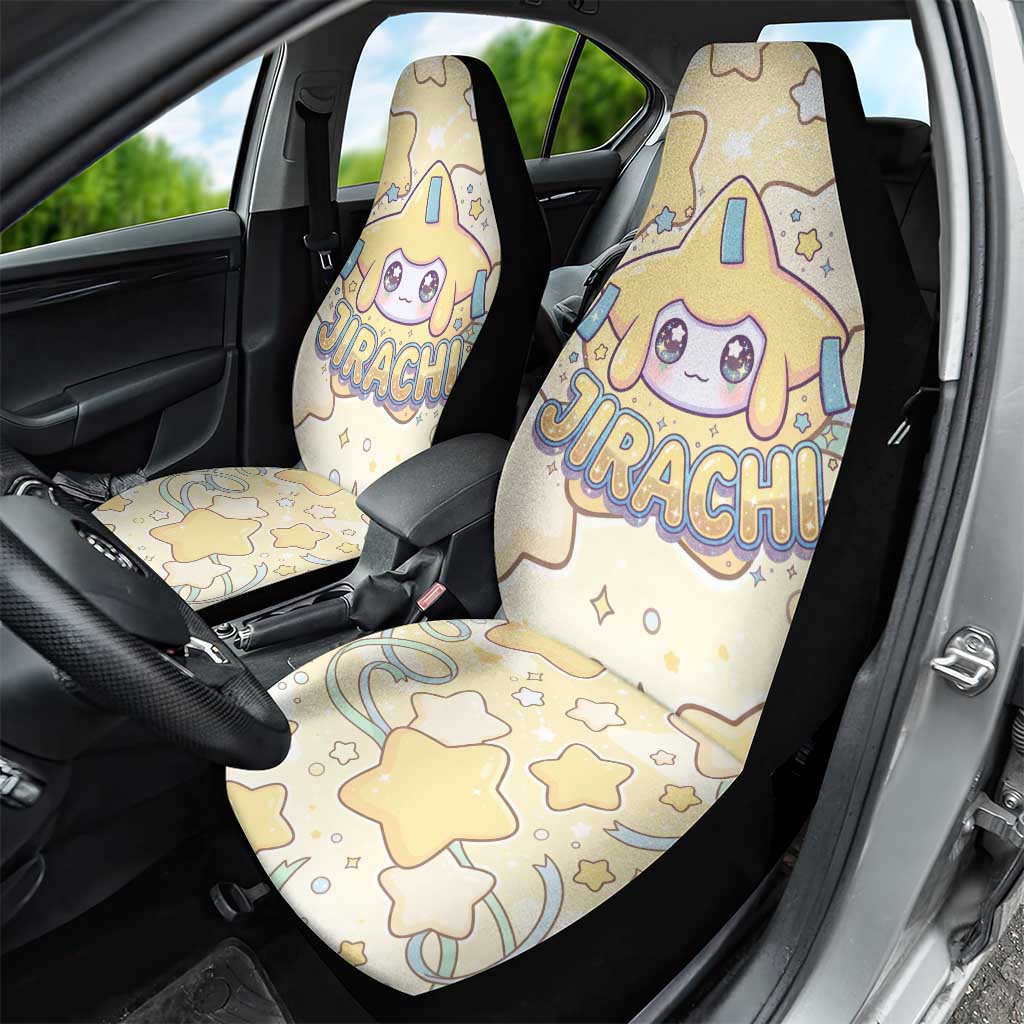 Jirachi Car Seat Cover Pastel Dreamy Starwish Art