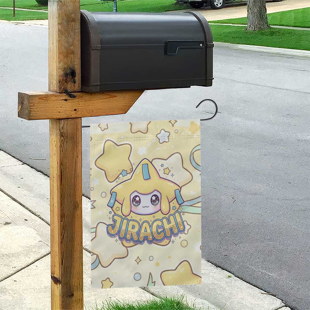 Jirachi Garden Flag Pastel Dreamy Starwish Art
